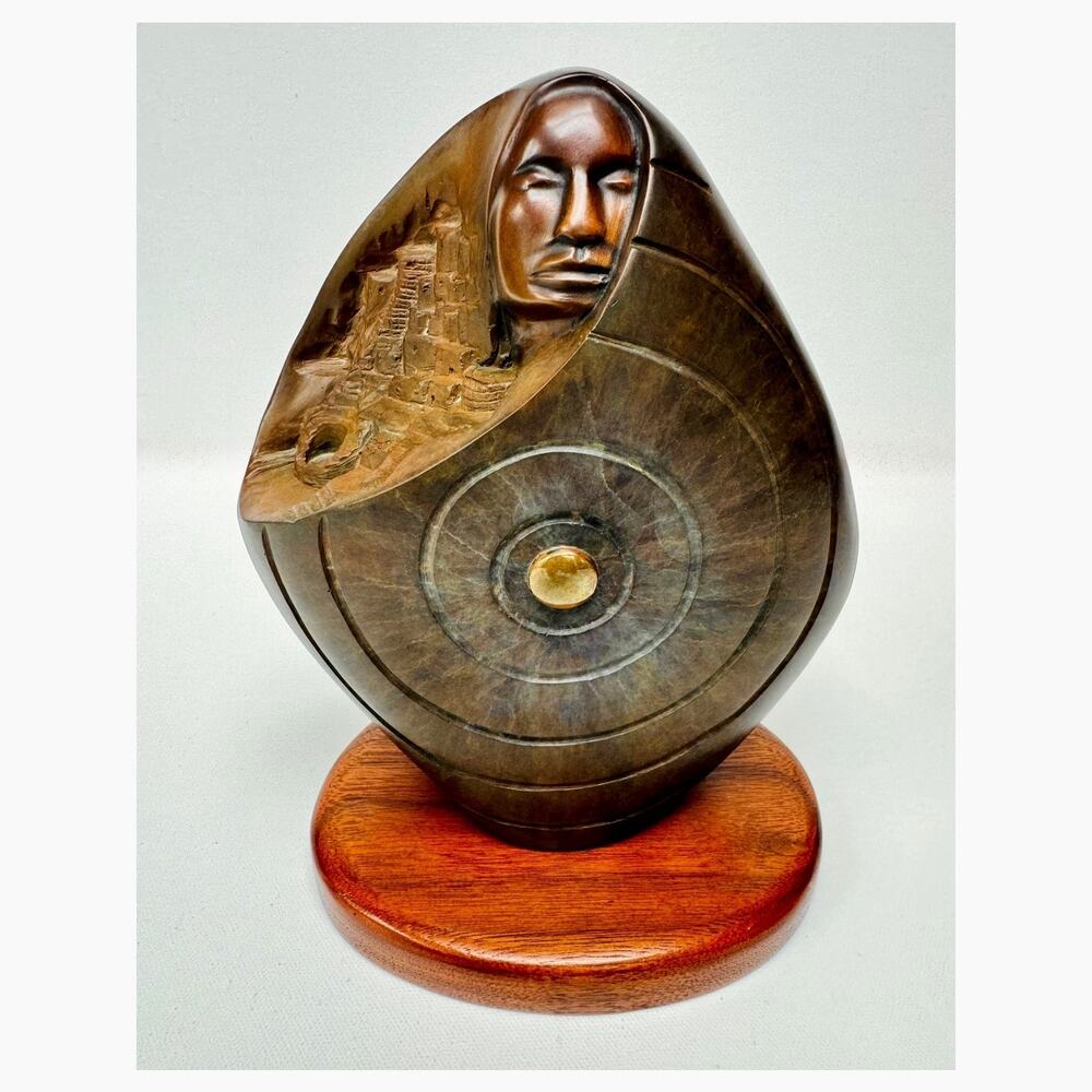 Robert Dale Tsosie "Amazing Dreams" Limited Edition Bronze Pueblo Sculpture 8/25